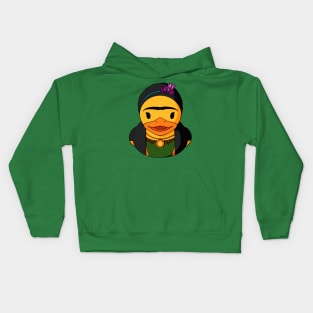 Frida Kahlo Rubber Duck Kids Hoodie